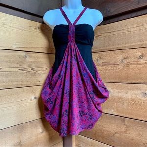 Free people bubble dress double layer